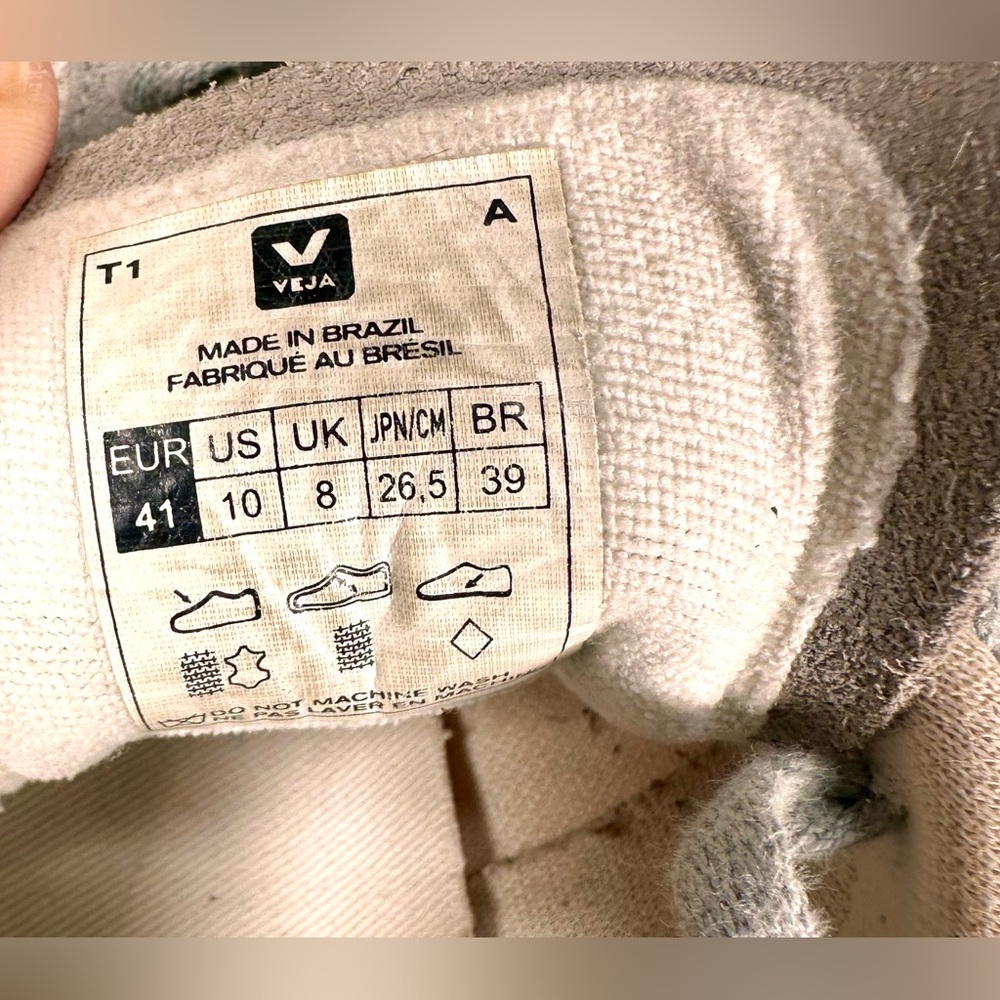 Veja RIO BRANCO HEXAMESH GRAVEL ORANGE GREY Sneakers - Picture 10 of 13